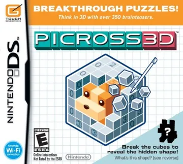 Picross 3D (USA) (Demo) (Kiosk) box cover front